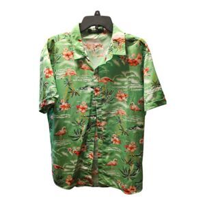SSLR Hawaiian Shirt Size L‎ Flamingos
